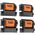 Replacement Cartridges, Rail System, 4-Pack