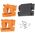Cartridges with Blank Insert Cartridge, S-Hook, Rail System, 2-Pack