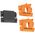 Cartridges with Blank Insert Cartridge, S-Hook, Rail System, 2-Pack