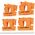 Cartridges, S-Hook, Rail System, 4-Pack