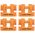 Cartridges, S-Hook, Rail System, 4-Pack
