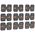 Hard Tool Module Flaps, Rail System, 9-Pack