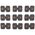 Hard Tool Module Flaps, Rail System, 9-Pack