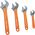 Extra-Capacity Adjustable Spanners, 4-Piece