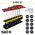 Hex Key Set, SAE T-Handle, 15.2 cm with Stand, 10-Piece