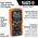 Slim Digital Multimeter, TRMS Auto-Ranging, 600V, Temp