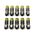 Universal F Compression Connectors, RG6/6Q, 10-Pack