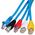Strain Relief Boots for RJ45 Data Plugs, CAT5e/CAT6 Cable, 100-Pack