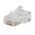 Pass-Thru™ Modular Data Plugs, RJ45-CAT6, 200-Pack