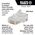 Pass-Thru™ Modular Data Plugs, RJ45-CAT6, 200-Pack