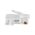 Pass-Thru™ Modular Data Plugs, RJ45-CAT6A, UTP 200-Pack