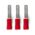 Crimp Terminal Pre-Insulated Flat Blade Width 3mm x Length 14mm 0.5-1.5mm² Red 100 Pack