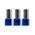 Bootlace Terminal Pre-Insulated Blue 50mm² Length 20mm 10 Pack