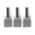 Bootlace Terminal Pre-Insulated Twin Grey 2x 0.75mm² 100 Pack