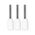 Bootlace Terminal Pre-Insulated White 0.5mm² Length 6mm 50 Pack
