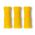 Crimp Terminal Pre-Insulated Bullet Receptacle 5mm Cable 4-6mm² Yellow 50 Pack