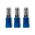 Crimp Terminal Pre-Insulated Bullet 4mm 1.5-2.5mm² Blue 100 Pack