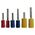 Crimp Terminal Pre-Insulated Flat Blade Length 10mm Cable 0.5-1.5mm² Red 100 Pack
