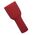 Crimp Terminal Quick Disconnect Fully Insulated 0.5-1.5mm² Female Width 6.35mm Red 10 Pack