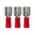 Crimp Terminal Quick Disconnect Insulated 0.5-1.5mm² Width 6.3mm Red