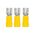 Crimp Terminal Quick Disconnect Insulated 4-6mm² Width 6.3mm Yellow
