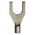 Crimp Terminal Non-Insulated Fork 6mm Cable 1.5-2.5mm² 100 Pack