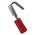 Crimp Terminal Pre-Insulated Piggy Back 0.5-1.5mm² Red 50 Pack