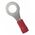 Crimp Terminal Ring 12mm 0.5-1.5mm² Cable Red 100 Pack