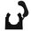 Corrugated Conduit Tubing Holder Nylon 20mm Suit ALCAGT Conduit