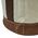 Canvas Bucket with Leather Bottom, 30.5 cm