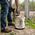 Canvas Bucket, Wide-Opening, Straight Walls, Moulded Bottom, 30.5 cm