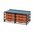 Rolacase Dual Frame Kit Comes With 6x WATRC001 Orange Cases & WATRCWCT/DT Work Top