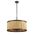 BARRIQUE: Retro Interior Large Drum Wood Pendant Lights