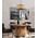 BARRIQUE: Retro Interior Large Drum Wood Pendant Lights