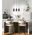 CHAMPAN: Interior Bronze Amber / Smokey Black Glass Ellipse Multiple Bar Base Pendant Lights