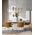 ESPEJO2: Interior Iron & Rose Gold Oblong Glass with Line Effect Pendant Lights