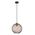 ESPIRAL: Interior Wine Glass Shade Wavy Finish Round Pendant Lights