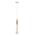 IDA: Interior Iron & Blonde Wood Tube Pendant Lights
