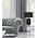 LUSSO: Interior Black Drum Shade Ceramic Base with Antique Brass Highlight Table Lamps