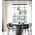 ROCHE: Interior Wine Glass Shape Matte Gold / Chrome Glass Pendant Lights