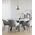 ROCHE: Interior Wine Glass Shape Matte Gold / Chrome Glass Pendant Lights