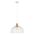 STRAND: Iron and Wood Dome Cage Pendant Lights