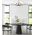 ABBEY: Interior Traditional 6 Lamps Opal Glass Pendant Lights