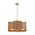BARRIQUE: Retro Interior Large Drum Wood Pendant Lights