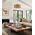 BARRIQUE: Retro Interior Large Drum Wood Pendant Lights