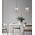 CASA: White With Amber Jar Shape Pendant Light