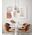 CASA: White With Amber Jar Shape Pendant Light