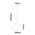 CHUVA: Smokey Black Mirror Finish Glass with Rain Drop Effect Wine Glass Shape Pendant Light