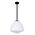 CIOTOLA: Interior Tipped Large Dome Frosted Glass Pendant Lights