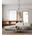 CLESSIDRA:  Interior Mirror Finish Smokey Black / Opal Glass Ellipse Multiple Round Base Pendant Lights